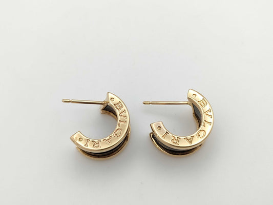 BVLGARI Black Sera PG Au750 7.1g Earrings