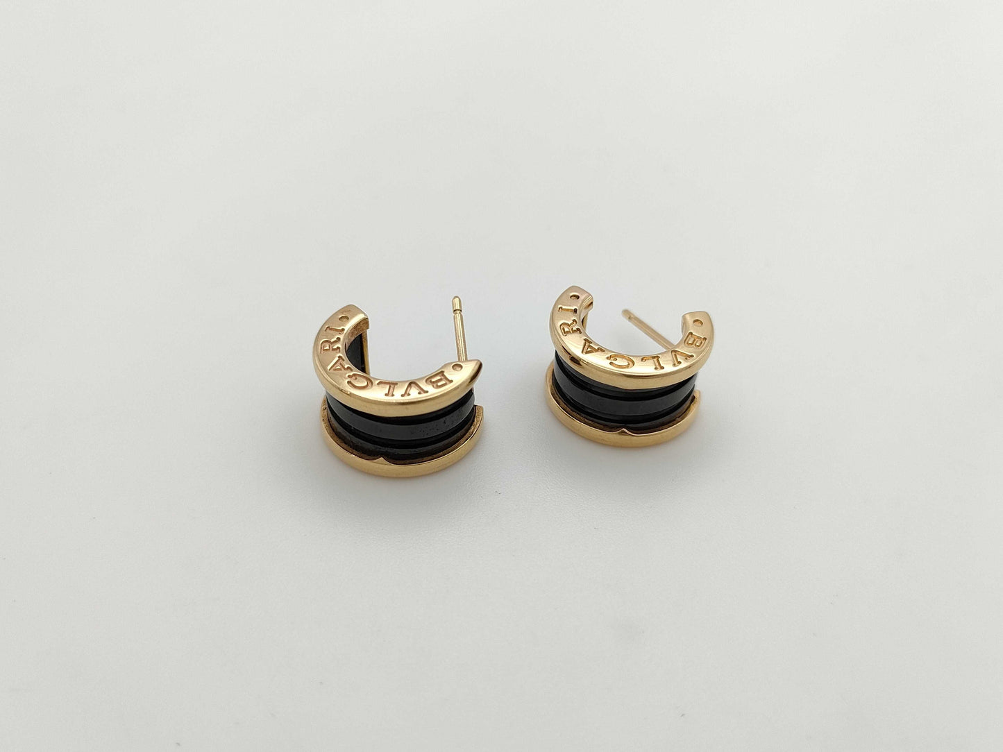 BVLGARI Black Sera PG Au750 7.1g Earrings