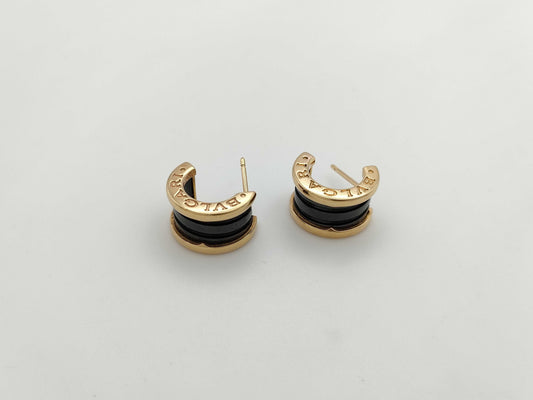 BVLGARI Black Sera PG Au750 7.1g Earrings