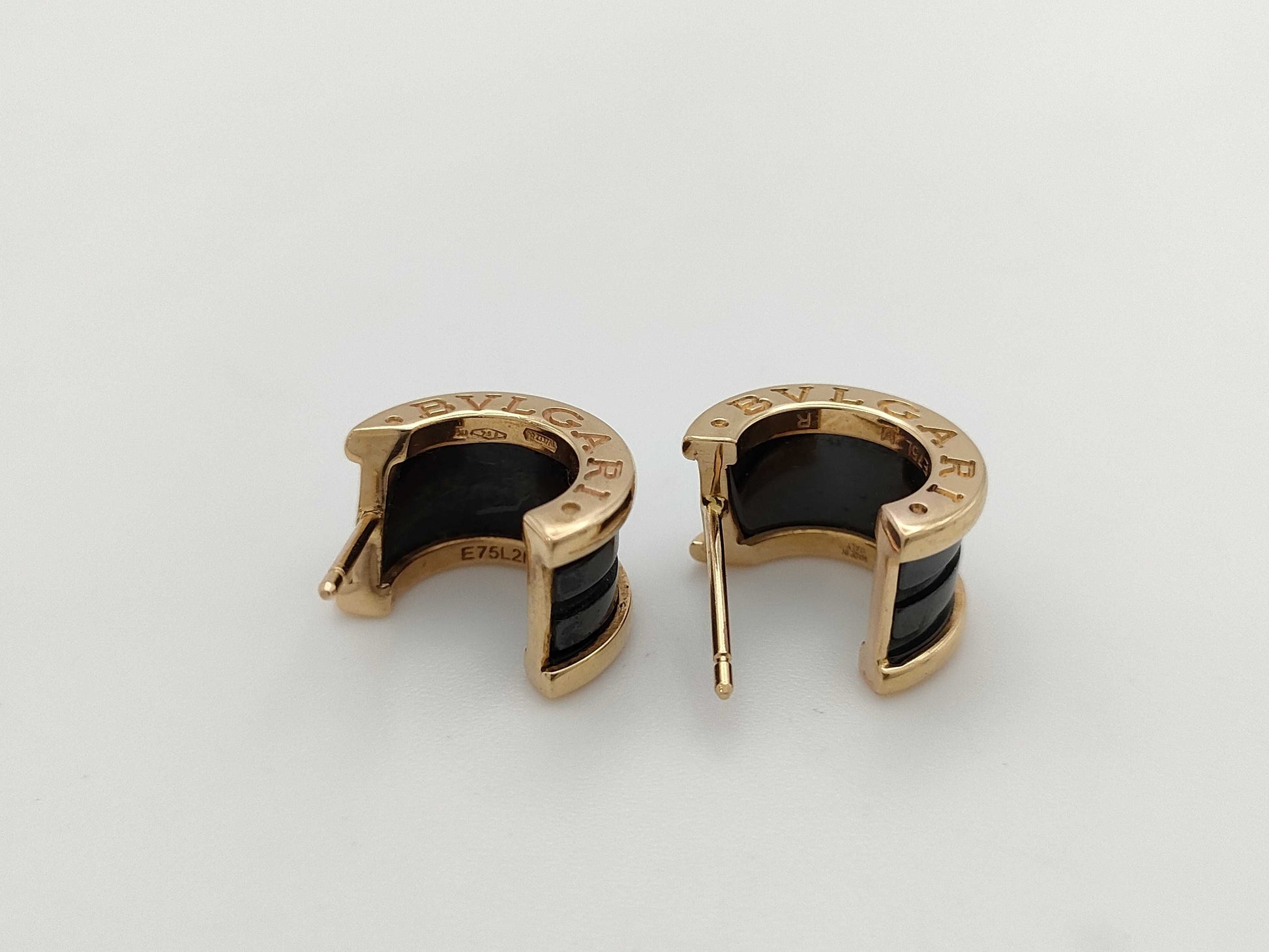 BVLGARI Black Sera PG Au750 7.1g Earrings