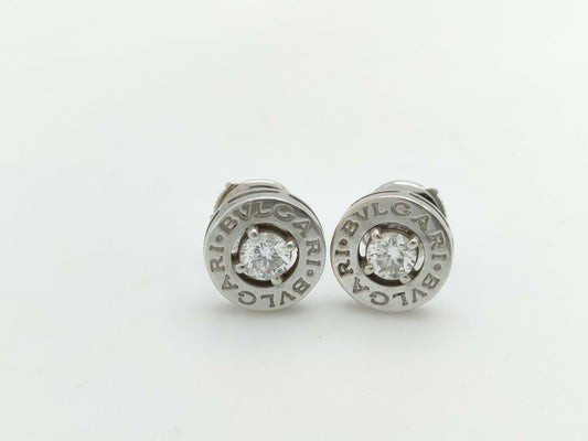 BVLGARI BB Diamond WG Au750 4.7g Earrings