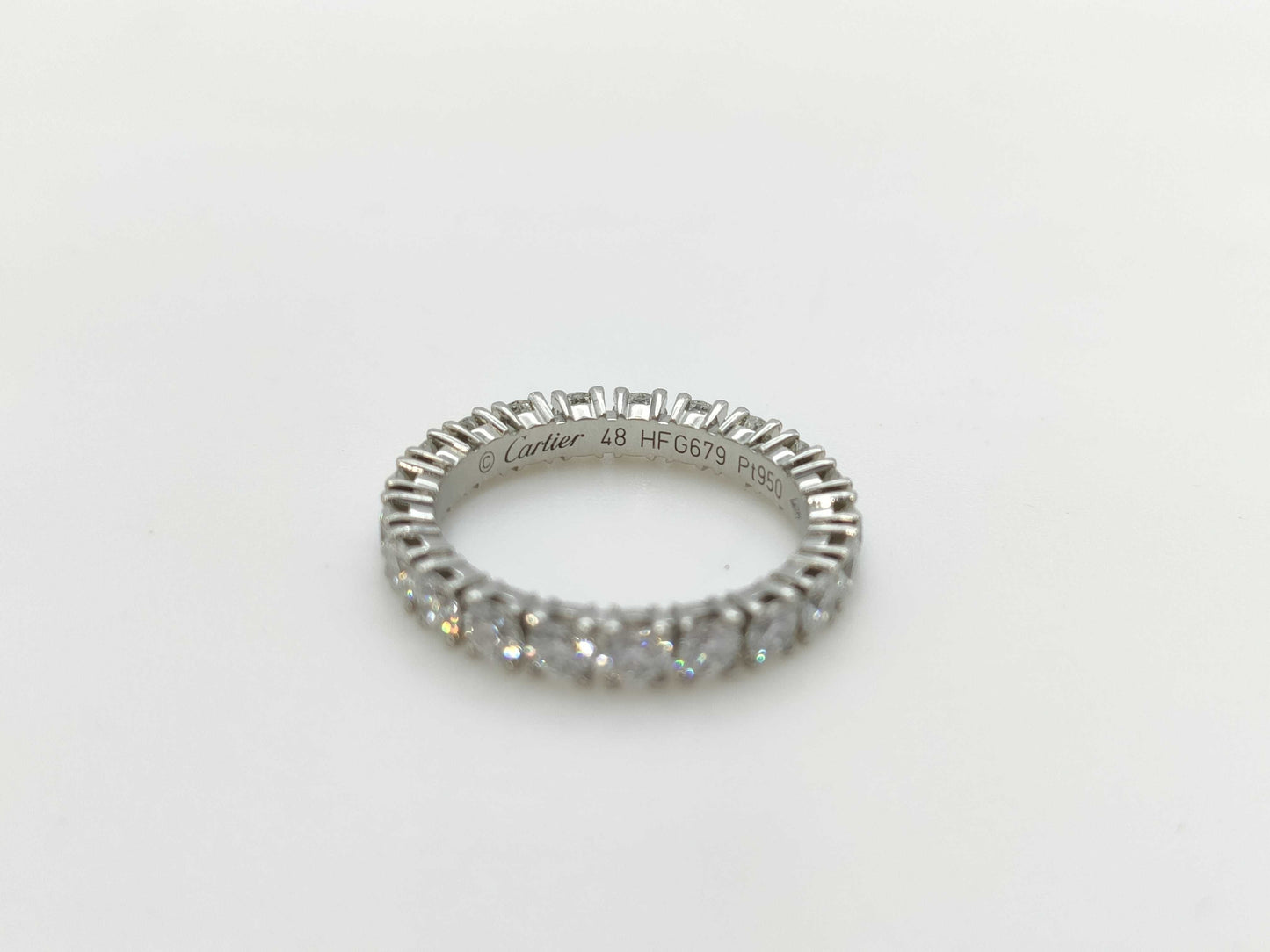 Cartier Destiny #48 Pure Eternity Pt950 3.1g Ring