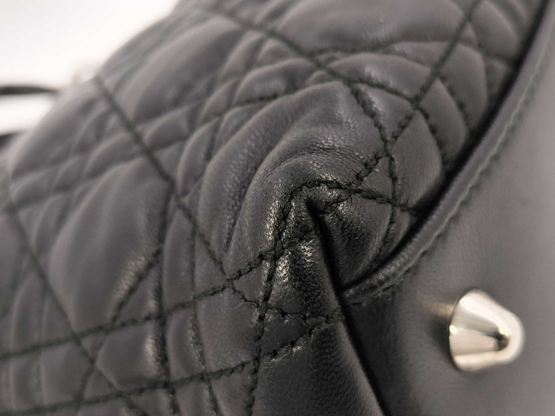 Dior Lady Dior Lambskin Handbag