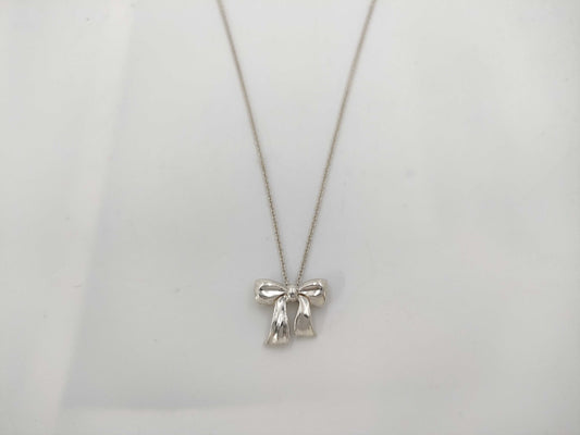 Tiffany&Co. Tiffany Ribbon Necklace Ag925 2.9g Necklace