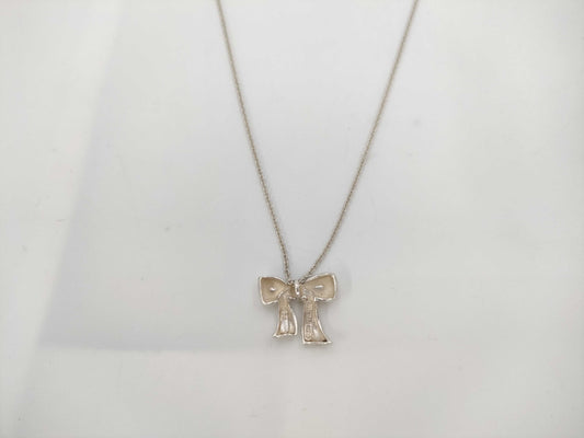 Tiffany&Co. Tiffany Ribbon Necklace Ag925 2.9g Necklace