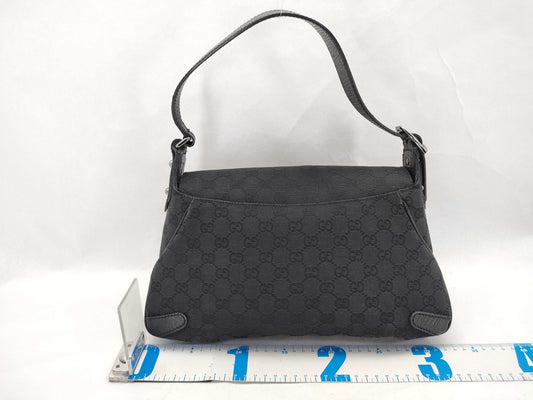GUCCI GG Canvas Horsebit One-Shoulder Bag Shoulder Bag