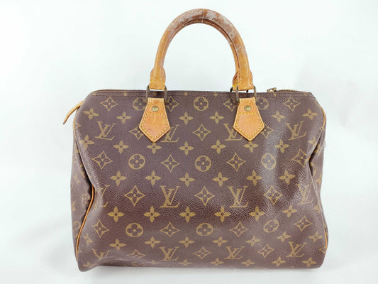 LOUIS VUITTON Monogram Louis Vuitton Speedy 30 Boston Bag