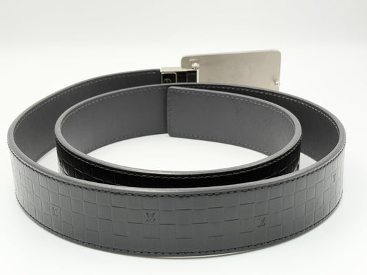 LOUIS VUITTON M6820 Santur Inventour Belt 90/36 Black CA4190 Damier Infini Belt