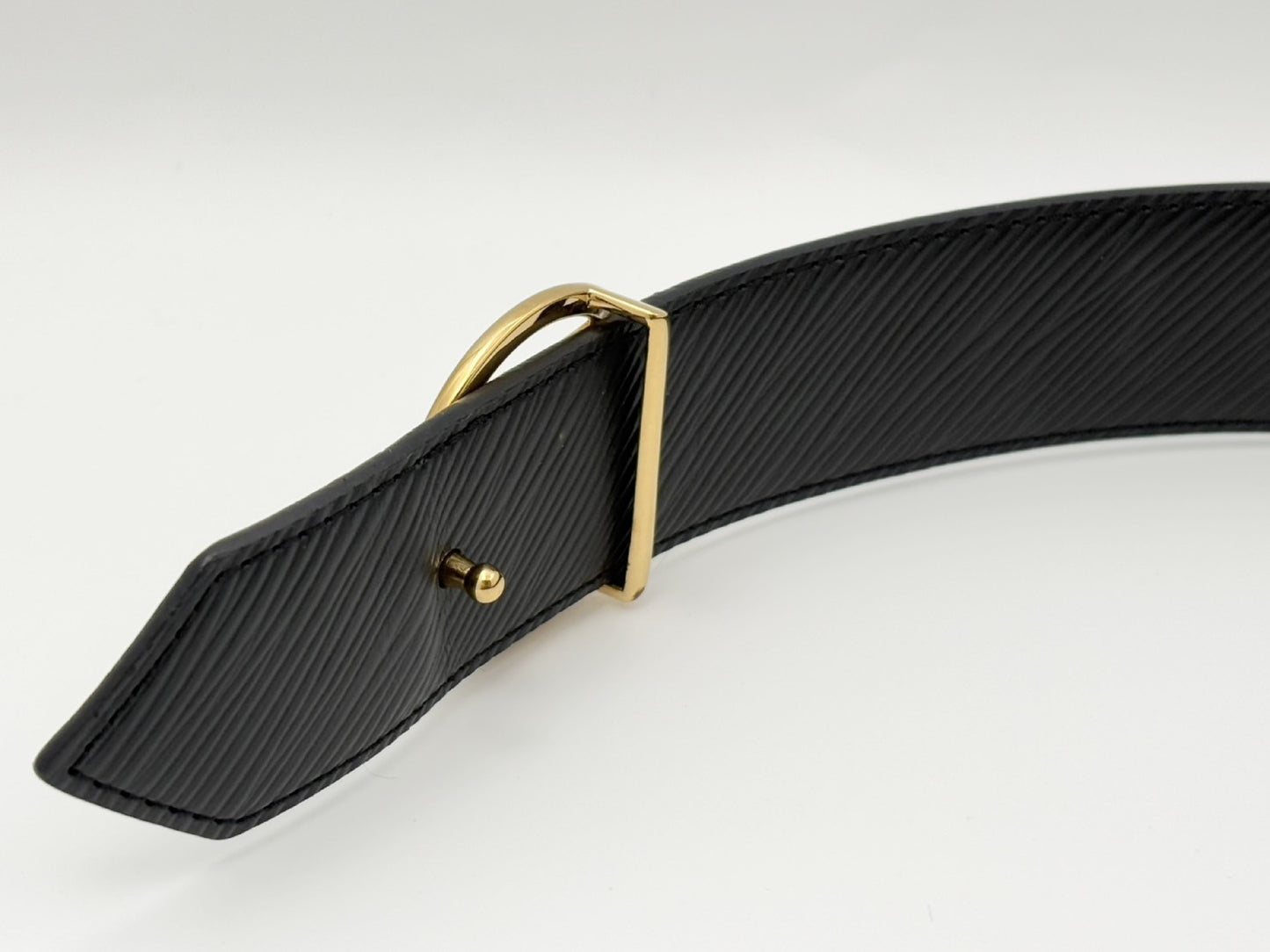 LOUIS VUITTON M9935 Santur LV Circle Reversible Monogram/Epi Leather Belt 80/32 PVC/Leather Black/Brown AC3169 Belt