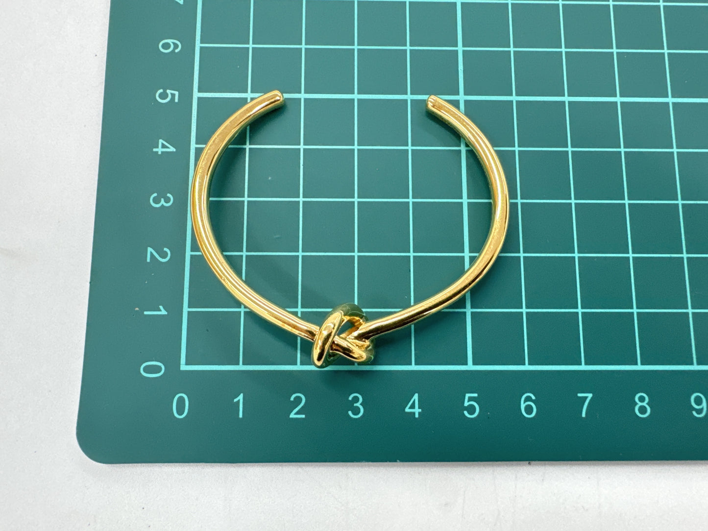 CELINE Knot Extra-Thin Gold Bracelet/Bangle with Box and Dust Bag