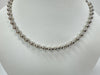 LOUIS VUITTON Vuitton Coreyer Escalator Ball Chain Silver Necklace