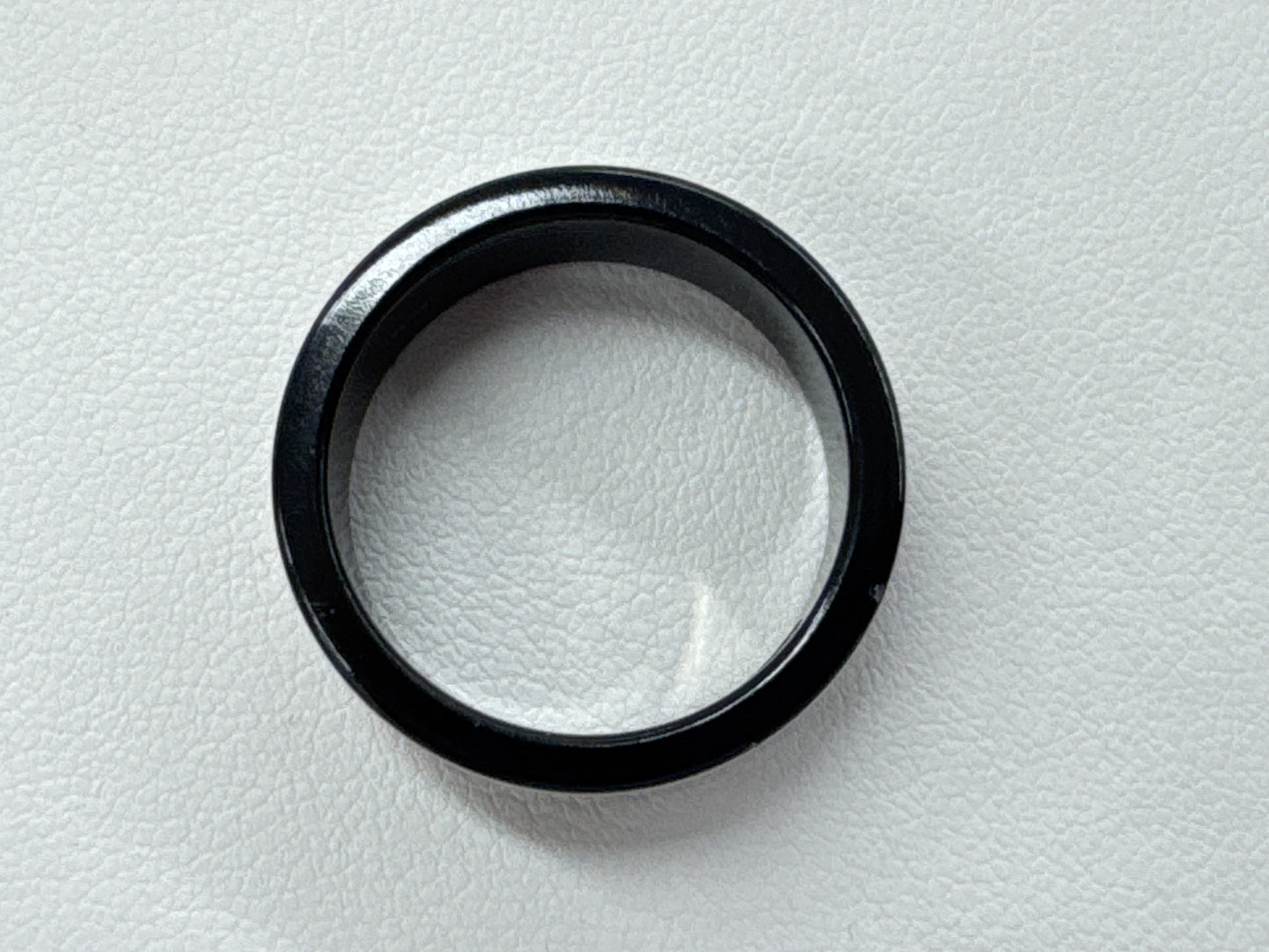 GUCCI Black Ceramic #17 WG 750/Metal 2.5g Ring