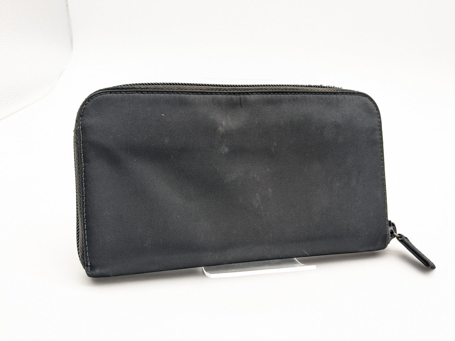 PRADA Nylon Round Wallet