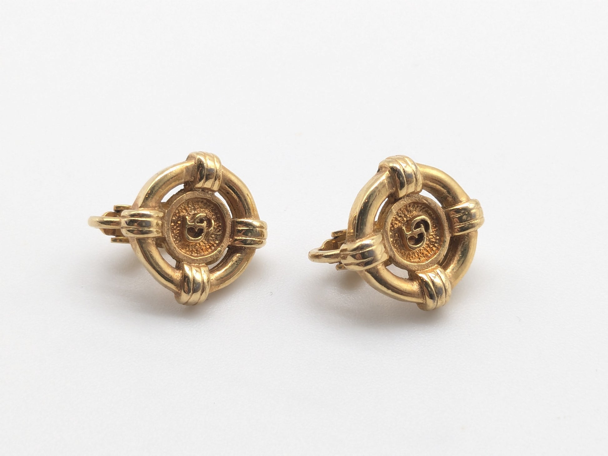Dior logo earrings