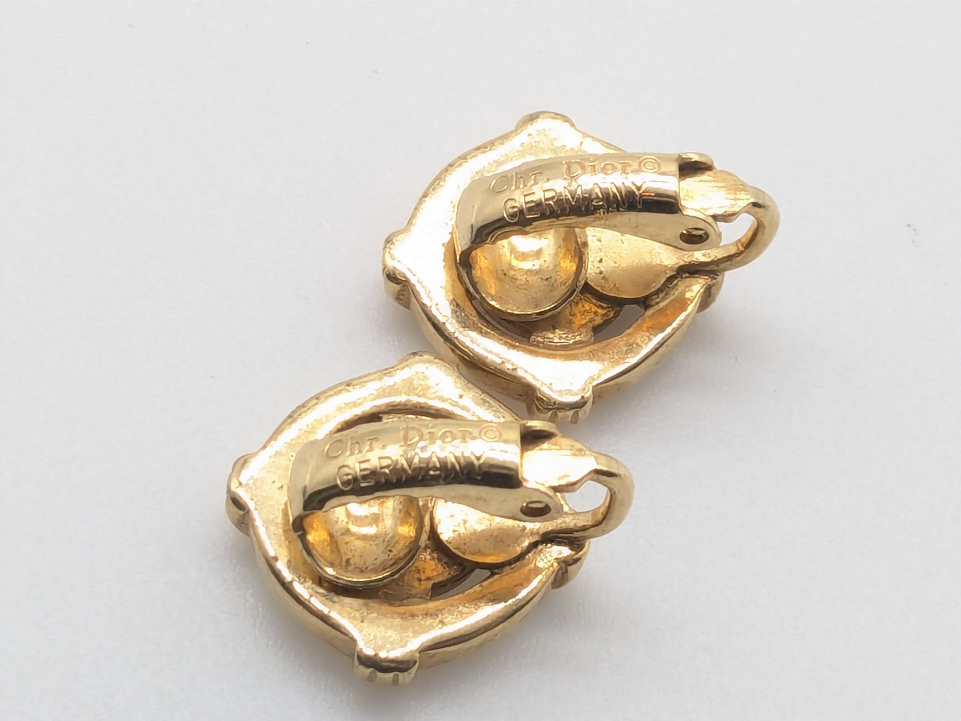 Dior logo earrings