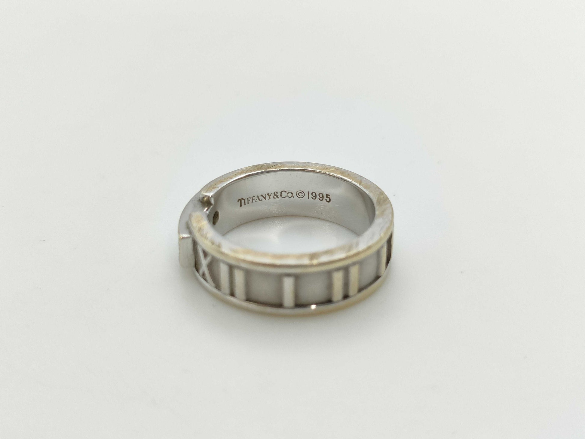 Tiffany & Co. Atlas 3PD WG 750 7.1g Ring