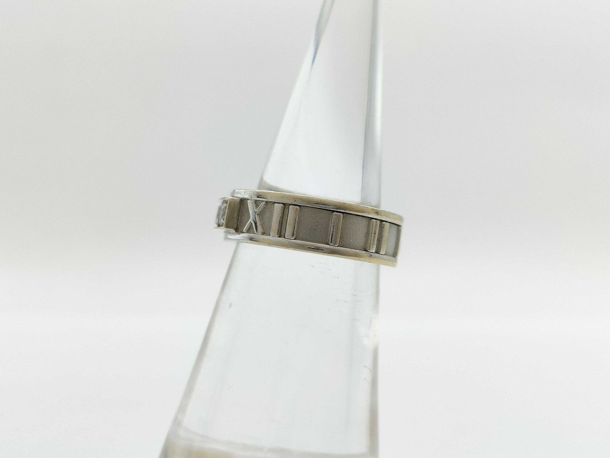 Tiffany & Co. Atlas 3PD WG 750 7.1g Ring