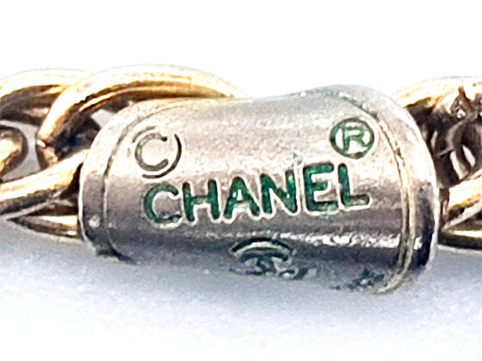 CHANEL Coco Mark Rhinestone Necklace