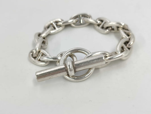 HERMES Schone Dunkle MM 16 Frames 61.4g SV925 Bracelet Bracelet Bangle