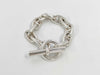HERMES Schone Dunkle TGM 11 Frames 106.4g SV925 Bracelet Bracelet Bangle