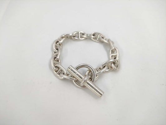 HERMES Shane Dunkle MM 16 Frames 56.7g SV925 Bracelet Bracelet Bangle