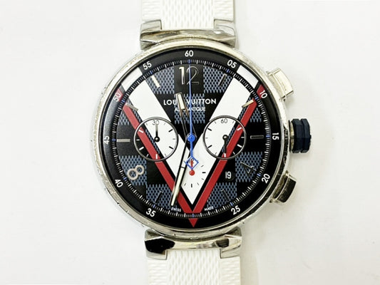 LOUIS VUITTON Tambour QA076 TV6259 Automatic Men's Watch