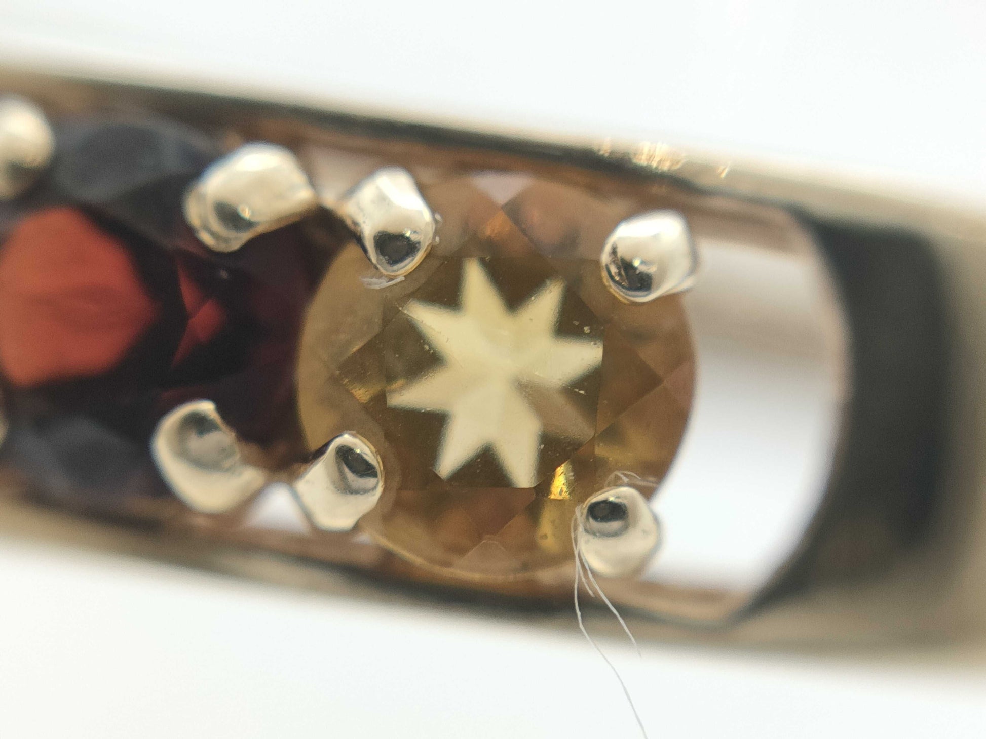 Colored Stone Multi K10 1.6g Ring
