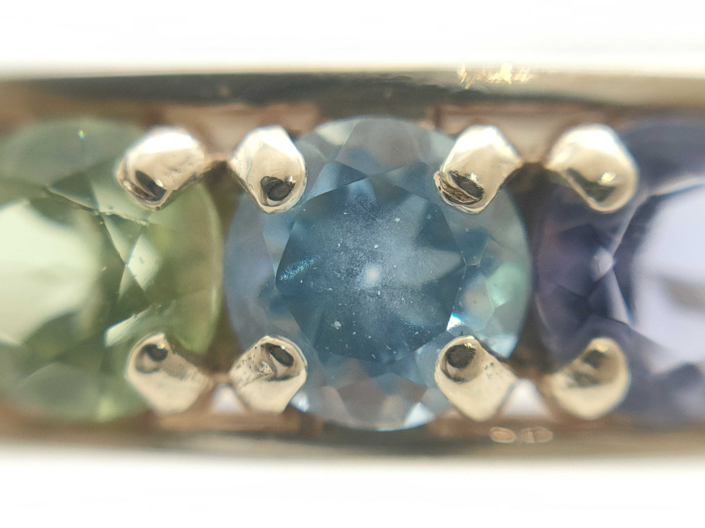 Colored Stone Multi K10 1.6g Ring