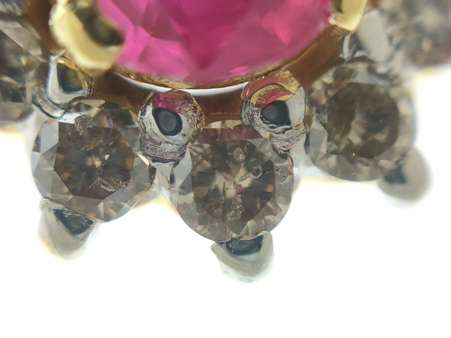 Colored Stone Diamond K18/750 3.8g Necklace