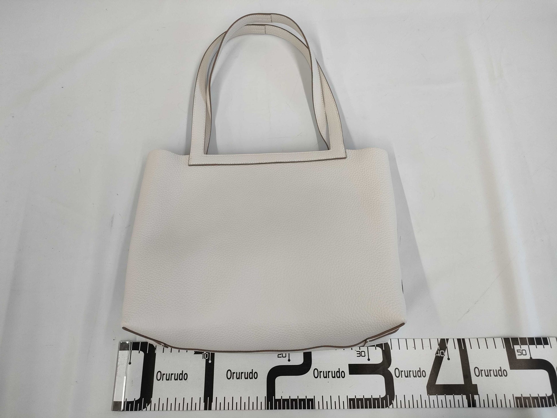 HERMES Cabaselier 31K Engraved Tote Bag