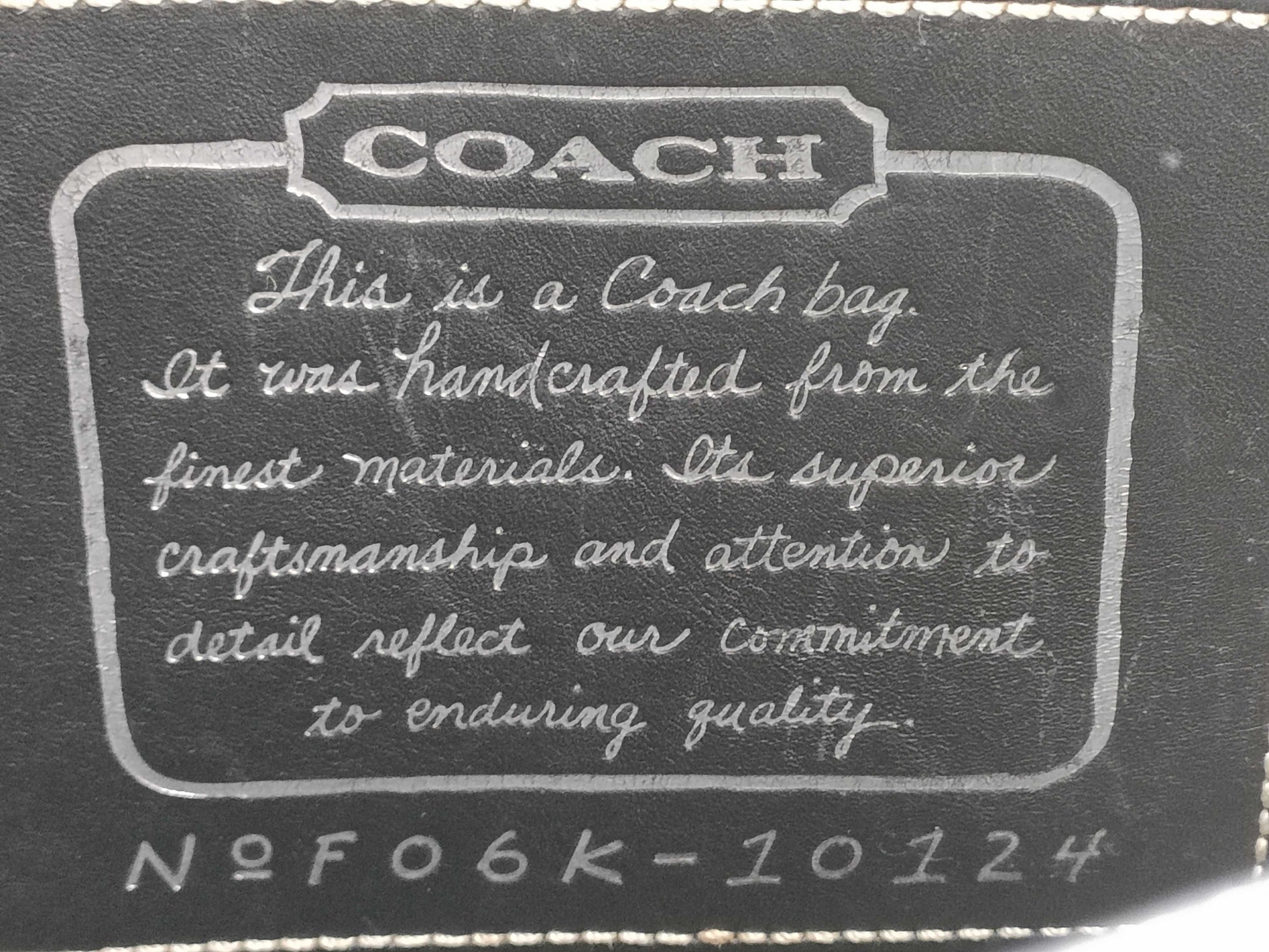 COACH Signature Coach 5-Point Summary Tote Bag