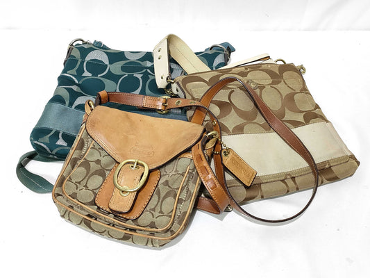 COACH 3-point summary shoulder bag