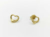 Tiffany&Co. Open Heart YG 750 2.1g Earrings