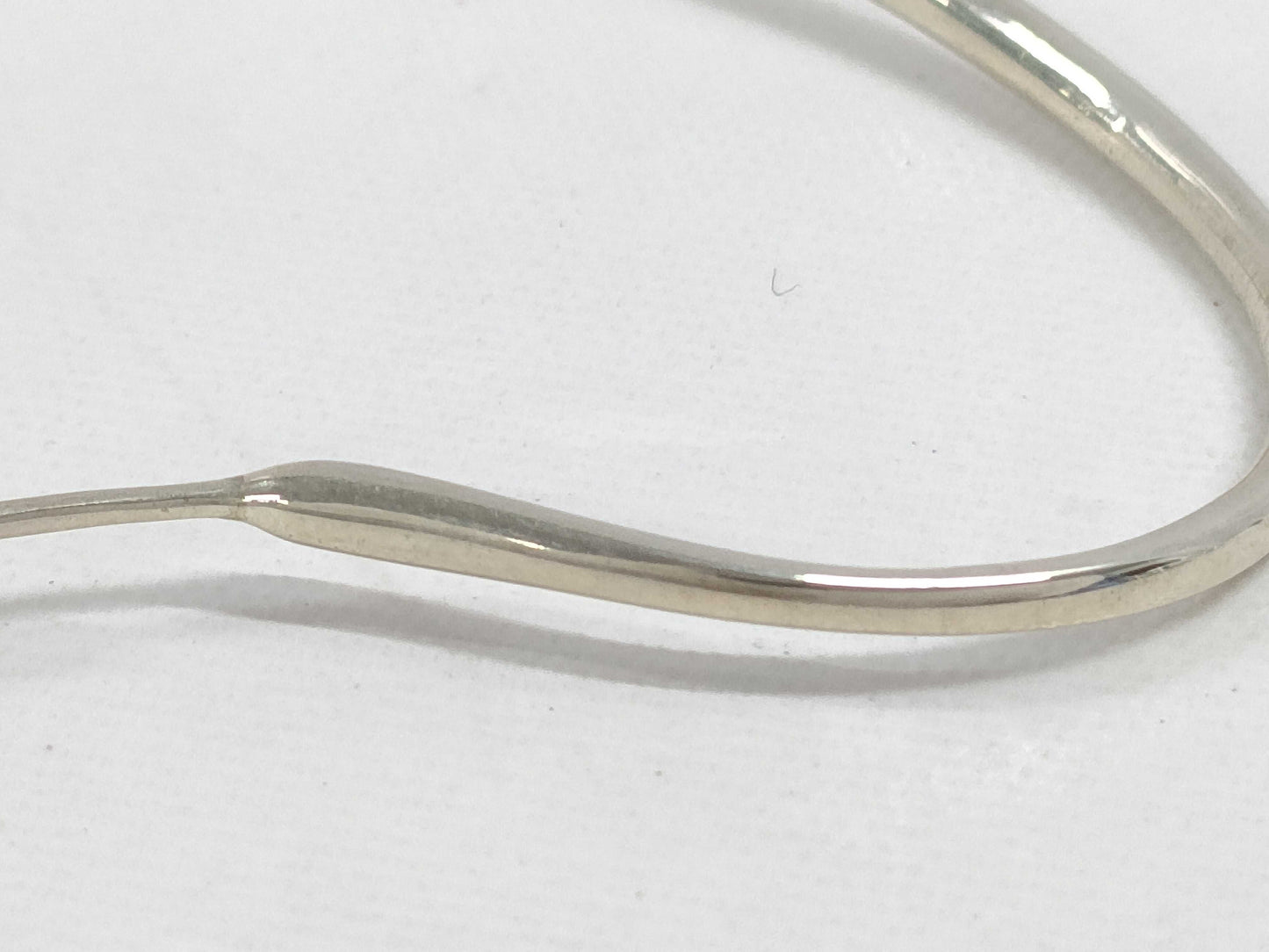 Tiffany & Co. Tiffany 925 Open Heart Hoop Large Earrings