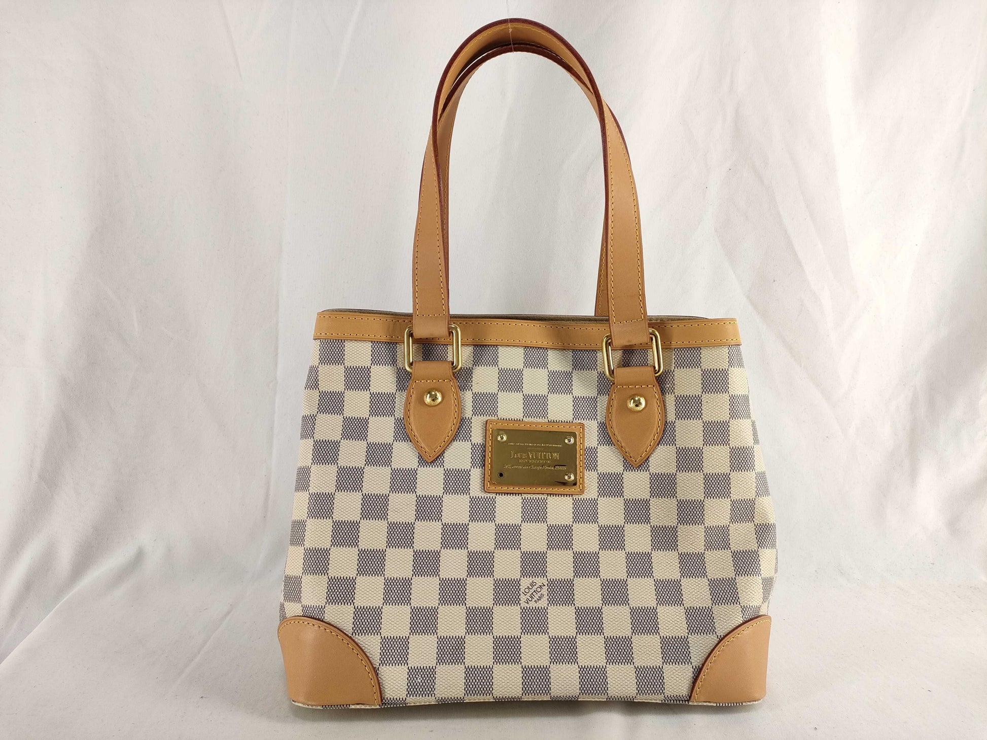 LOUIS VUITTON Damier Azure LV Damier Azul Hampstead Handbag Handbag