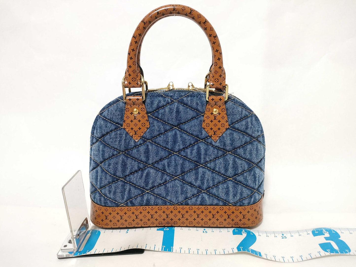 LOUIS VUITTON Alma BB M55048 Maltage Denim Handbag