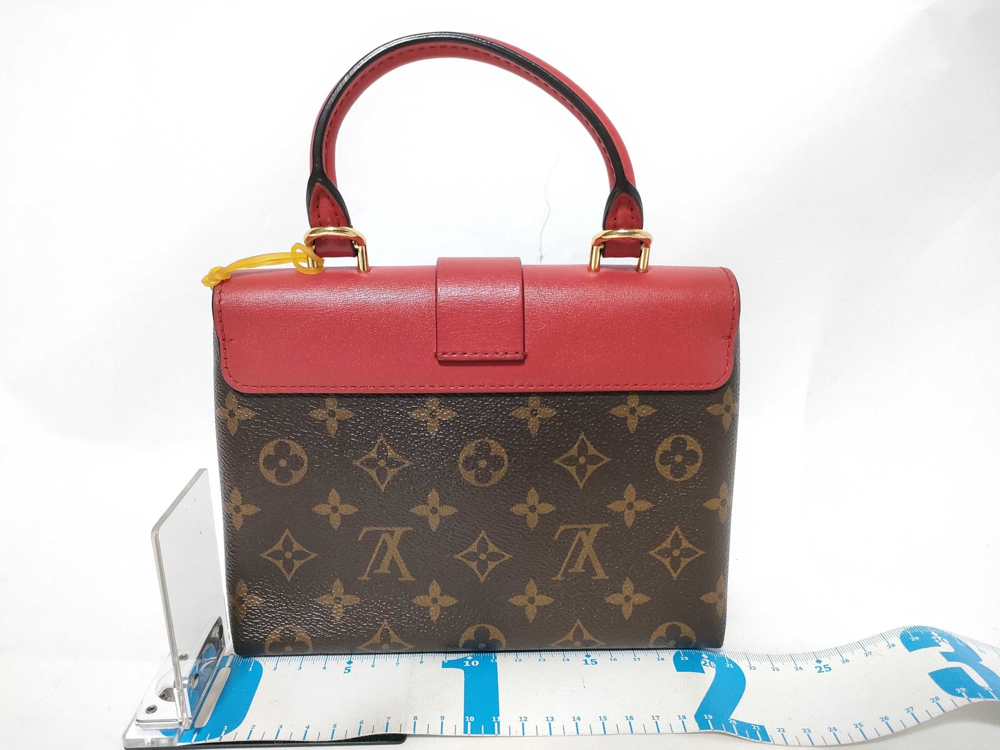 LOUIS VUITTON Monogram Louis Vuitton Rocky BB Monogram Red Shoulder Bag