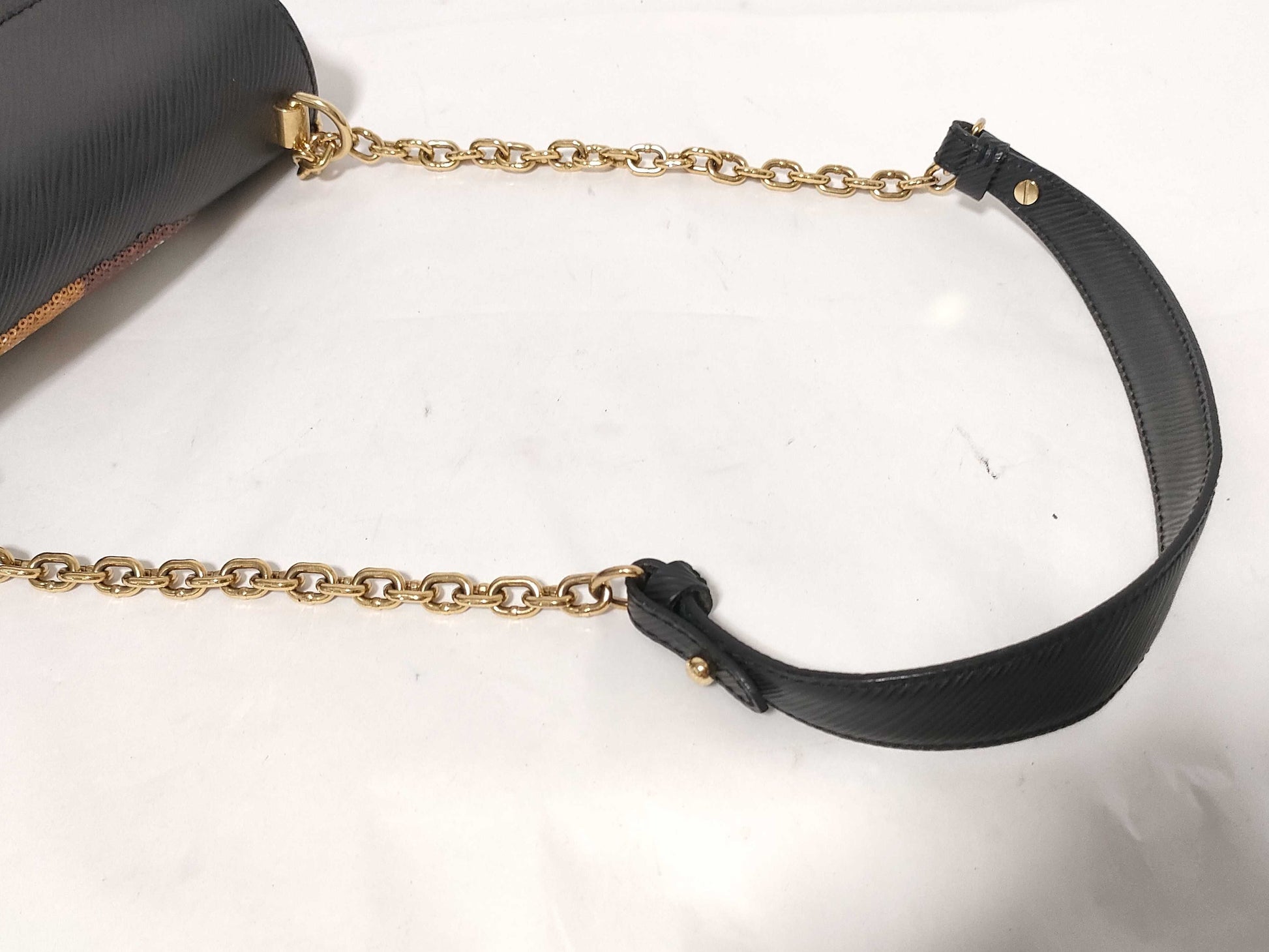 LOUIS VUITTON Twist Shoulder Bag Sequin Shoulder Bag