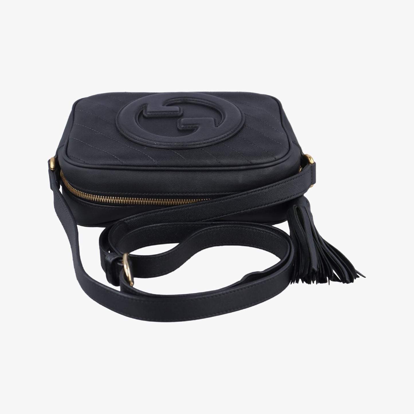 GUCCI Blondie Black Leather 742360G041258193 Shoulder Bag