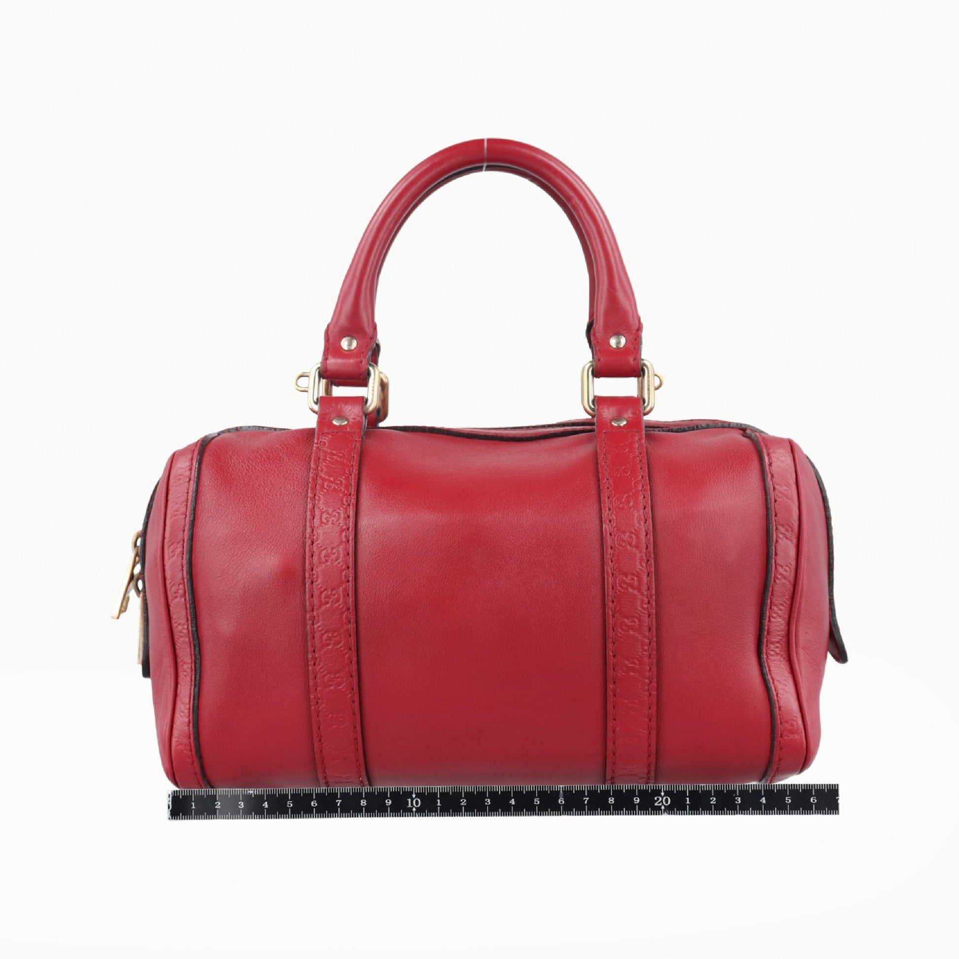 GUCCI Micro Gucci Shima Red Leather 269876 Shoulder Bag