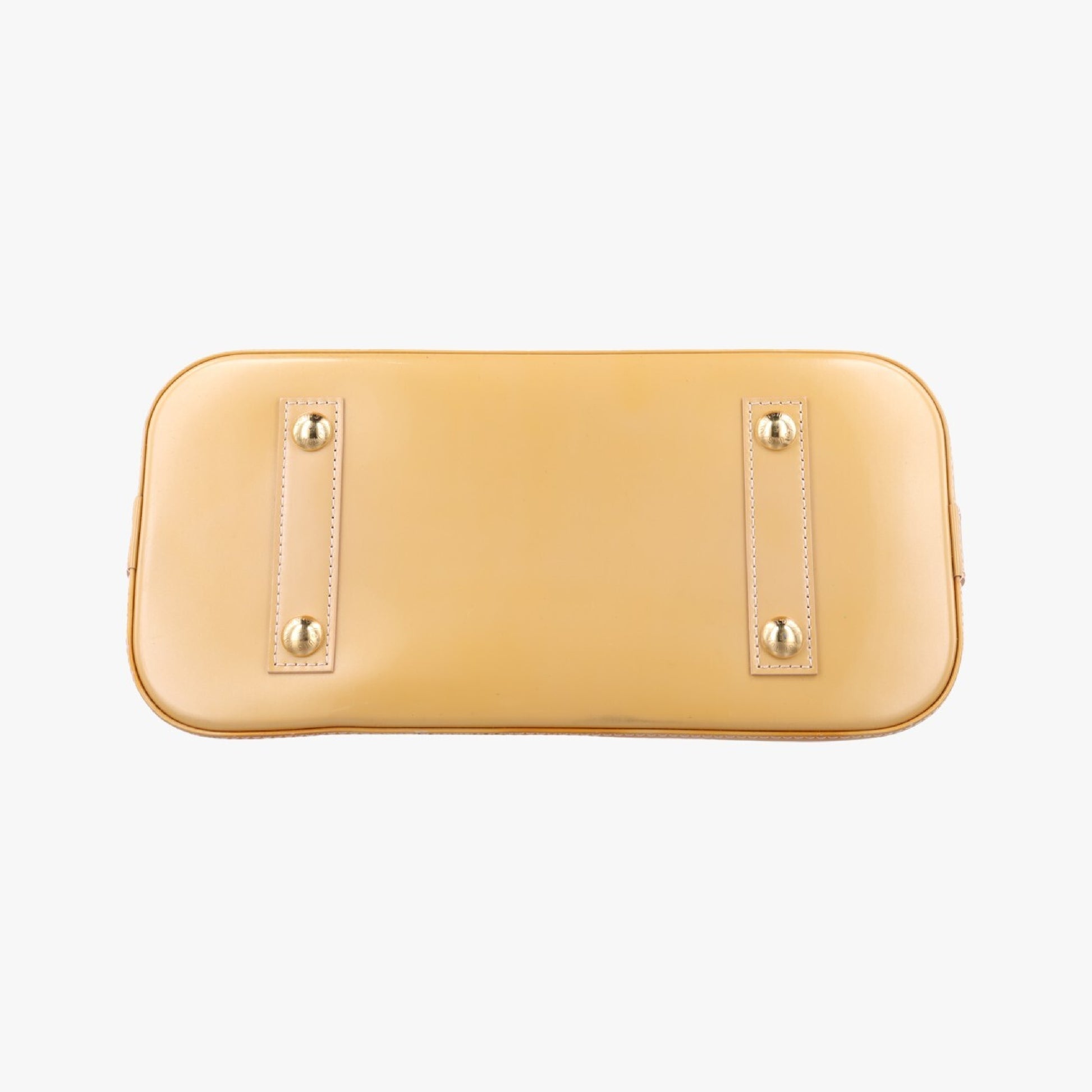 LOUIS VUITTON ALMA PM Jaune Passion Verni M91695 MI0150 Handbag