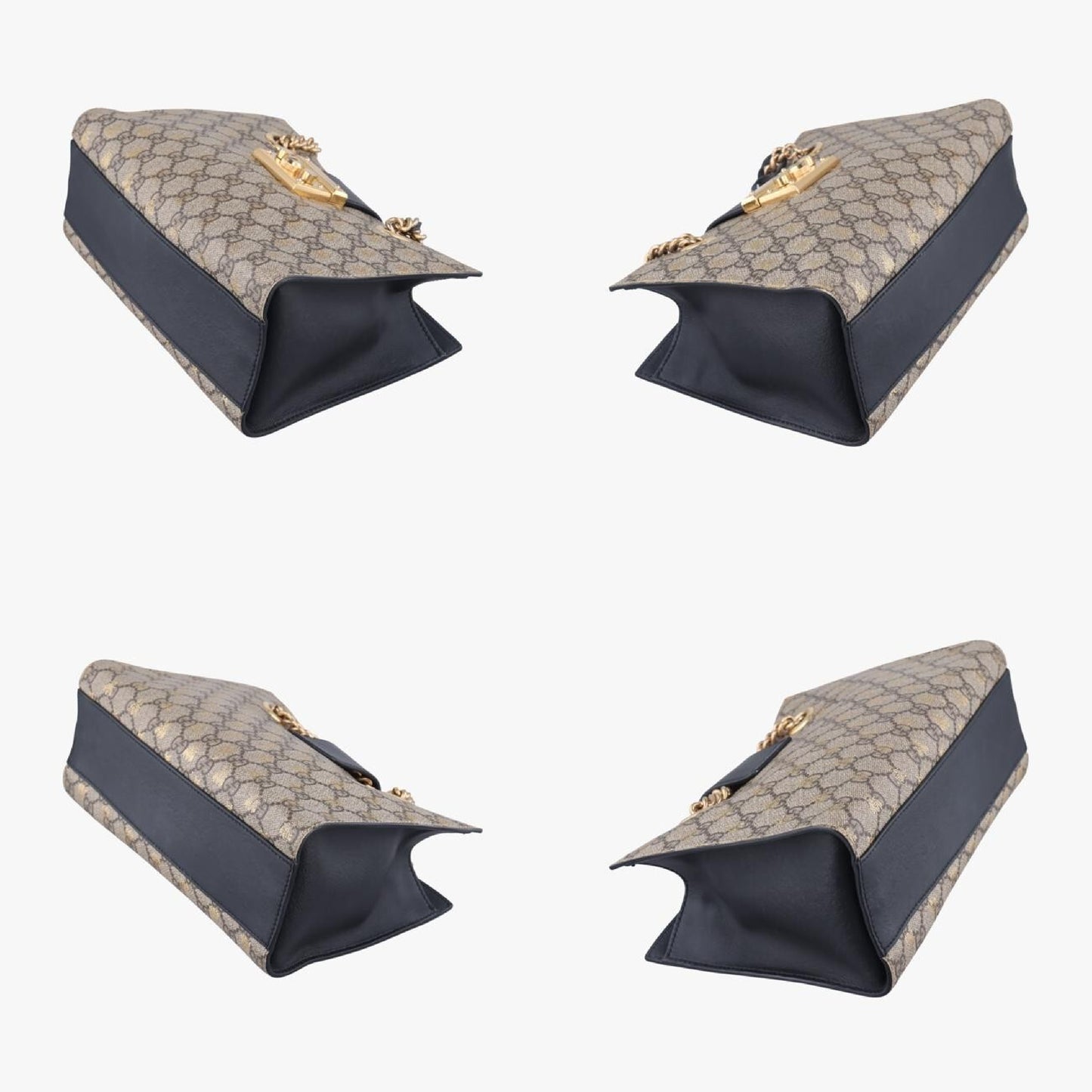 GUCCI Padlock Beige x Multicolor PVC Coated Canvas 498156G027658548 Shoulder Bag