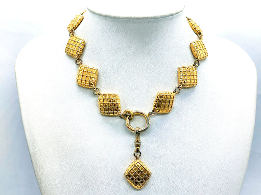 CHANEL Matrasse Diamond 13-Strand Swing Necklace Necklace