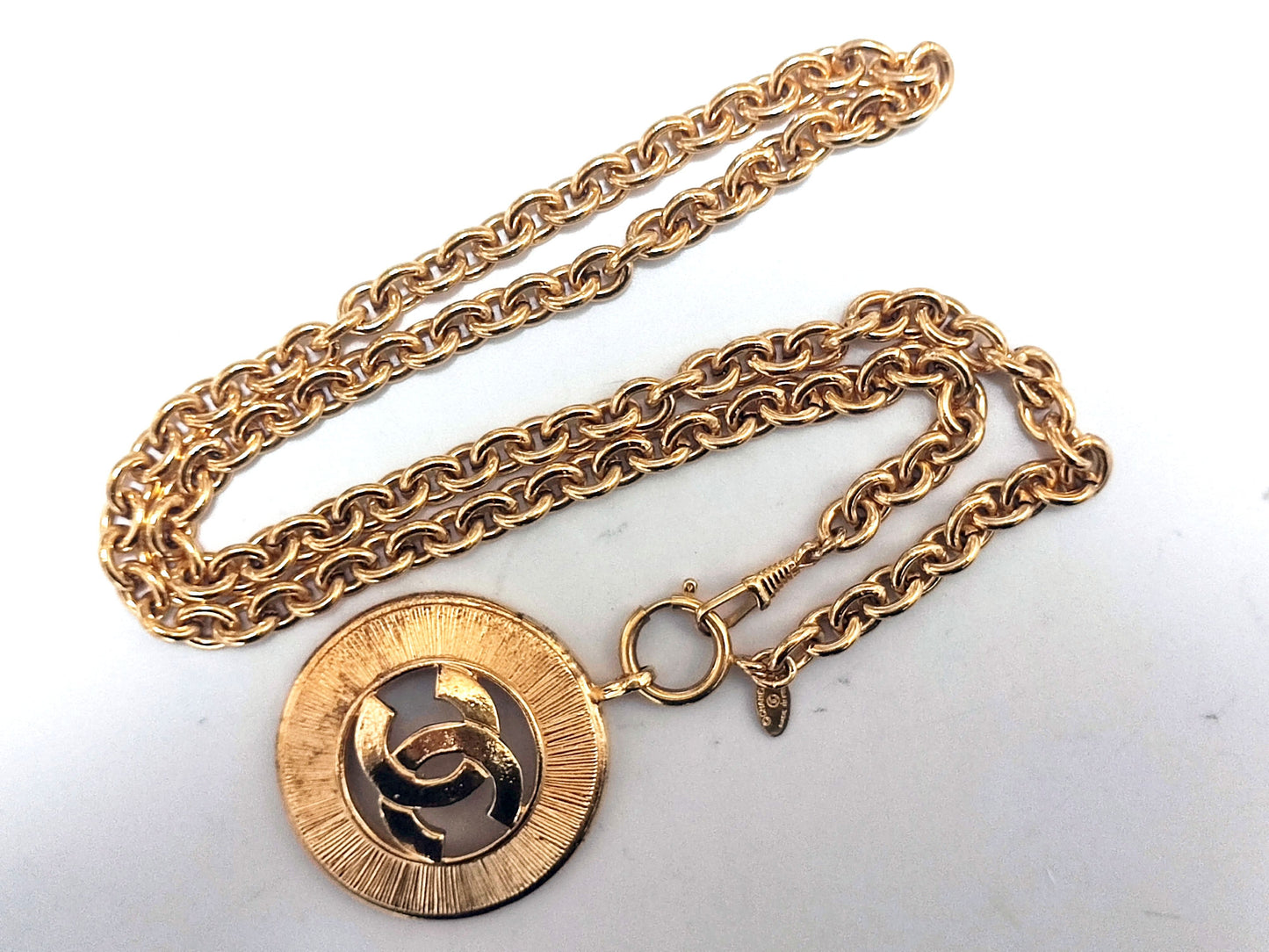 CHANEL Big Coco Mark Necklace Necklace