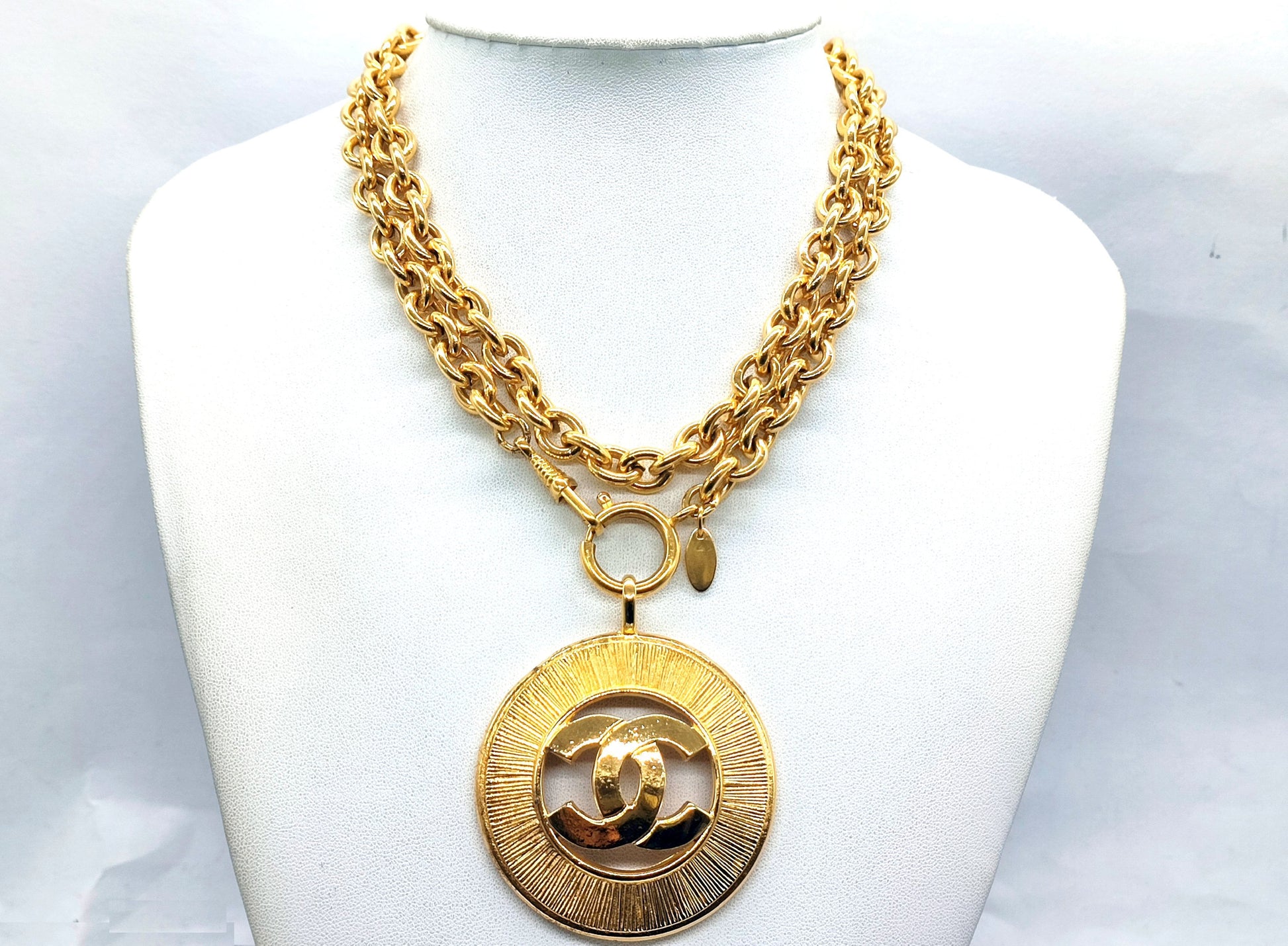CHANEL Big Coco Mark Necklace Necklace