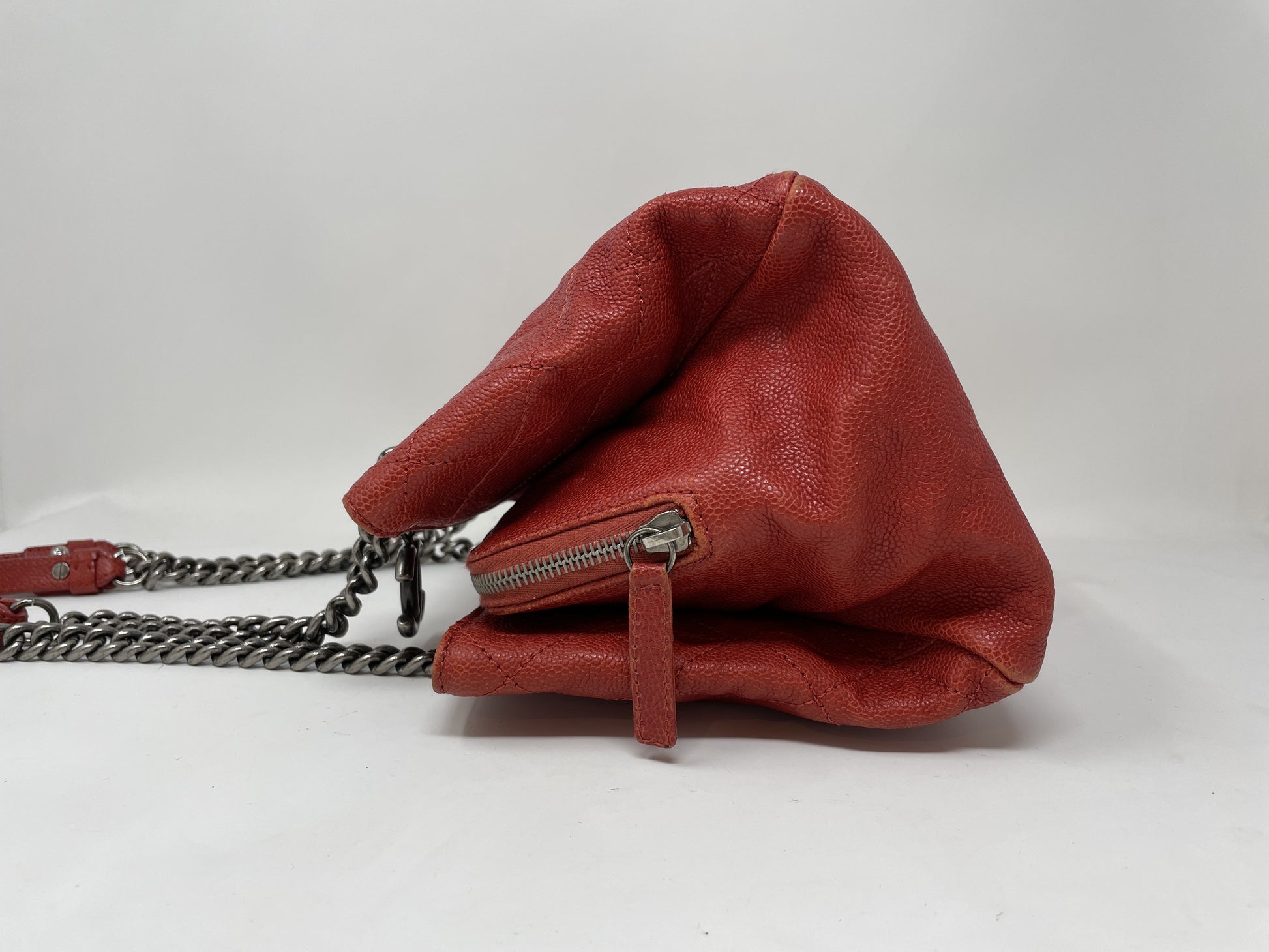 CHANEL CHANEL Tote Bag Matlasse Caviar Skin Cocomark Silver Fittings Tote Bag