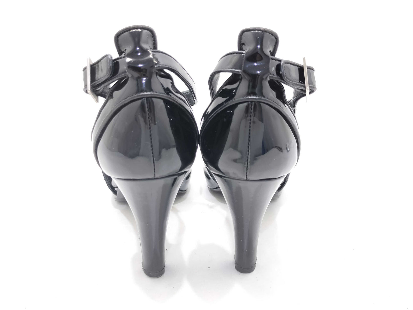 CHANEL Patent Leather Pumps Black Pumps