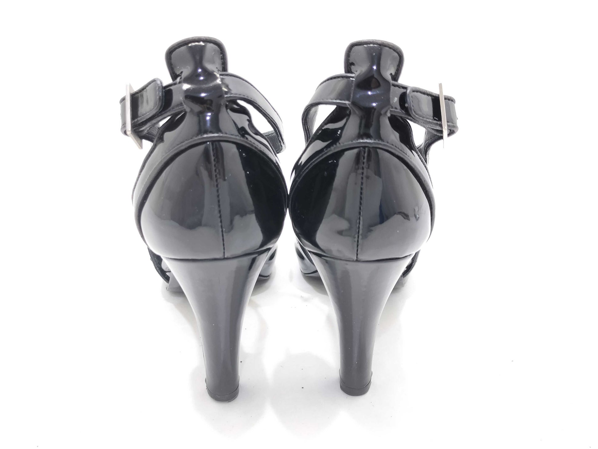 CHANEL Patent Leather Pumps Black Pumps