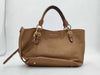 Miu Miu Leather 2-Way Handbag Brown Handbag