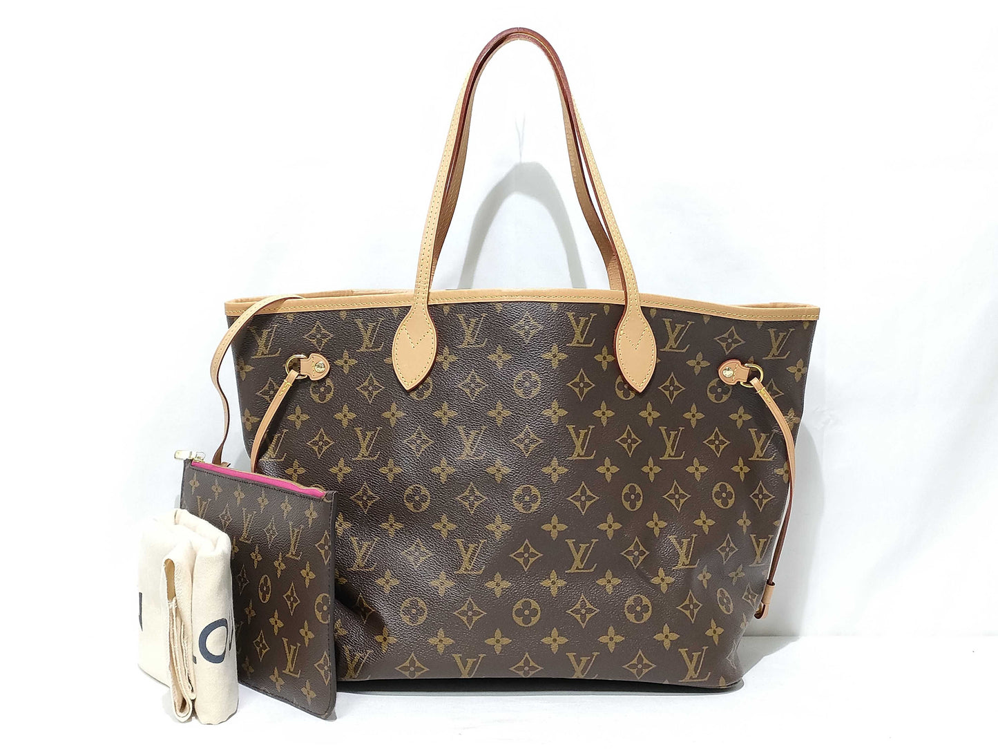 LOUIS VUITTON Monogram Vuitton Monogram Never Full Tote Bag